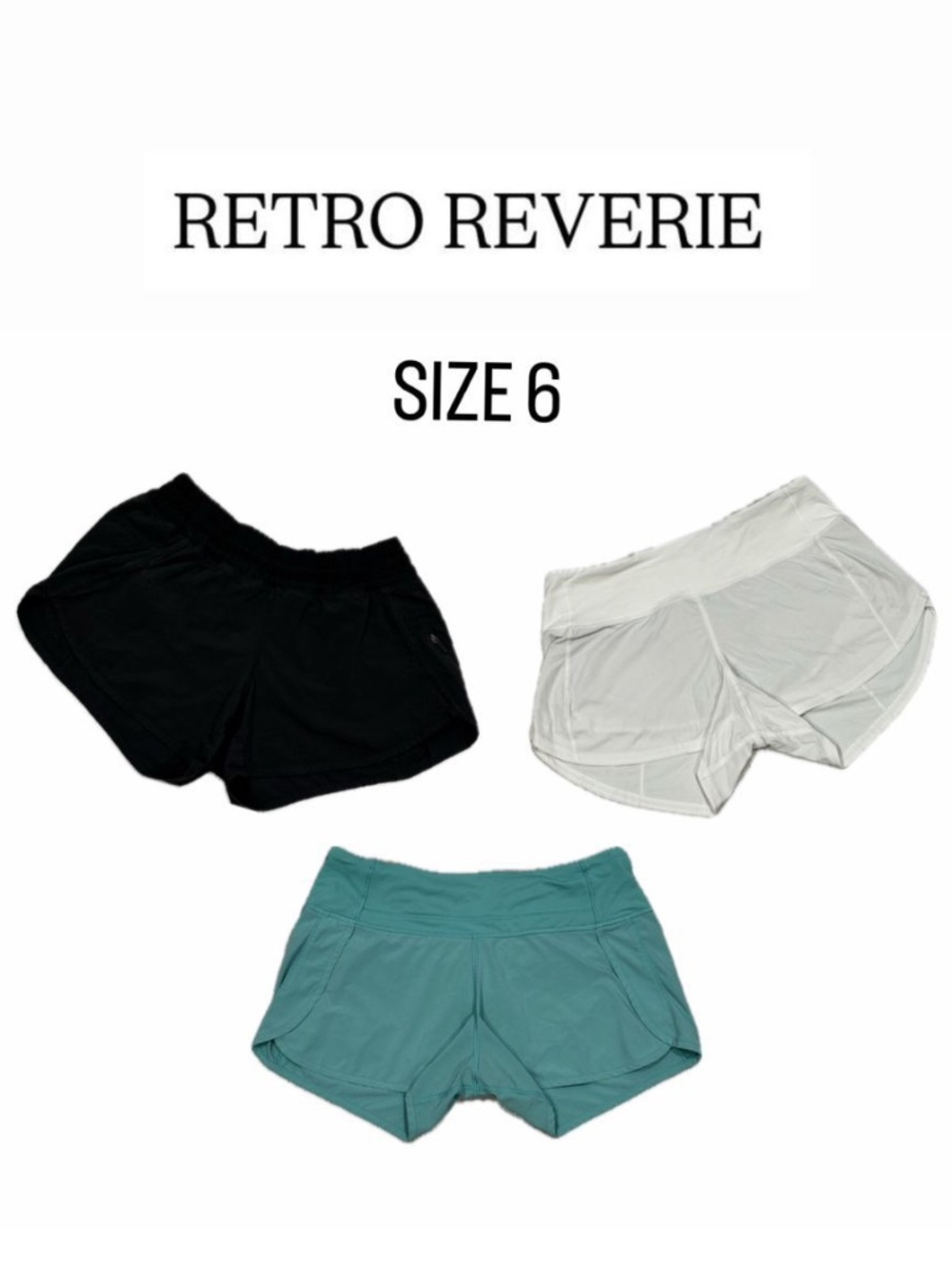 3 Pieces Lululemon Bundle of shorts Size [6].
